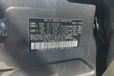 2023 Subaru Ascent Onyx Edition Limited