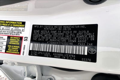 2026 Toyota Camry XSE
