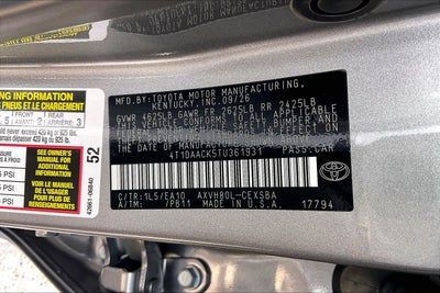 2026 Toyota Camry SE
