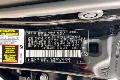 2026 Toyota Camry SE