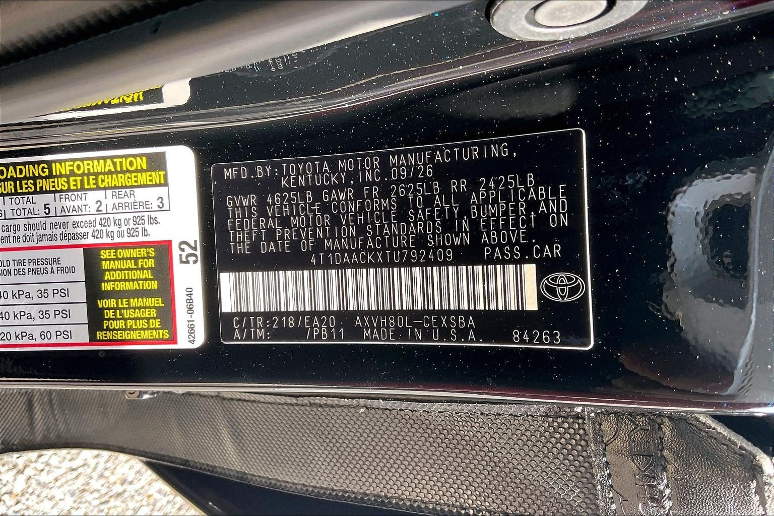 2026 Toyota Camry SE