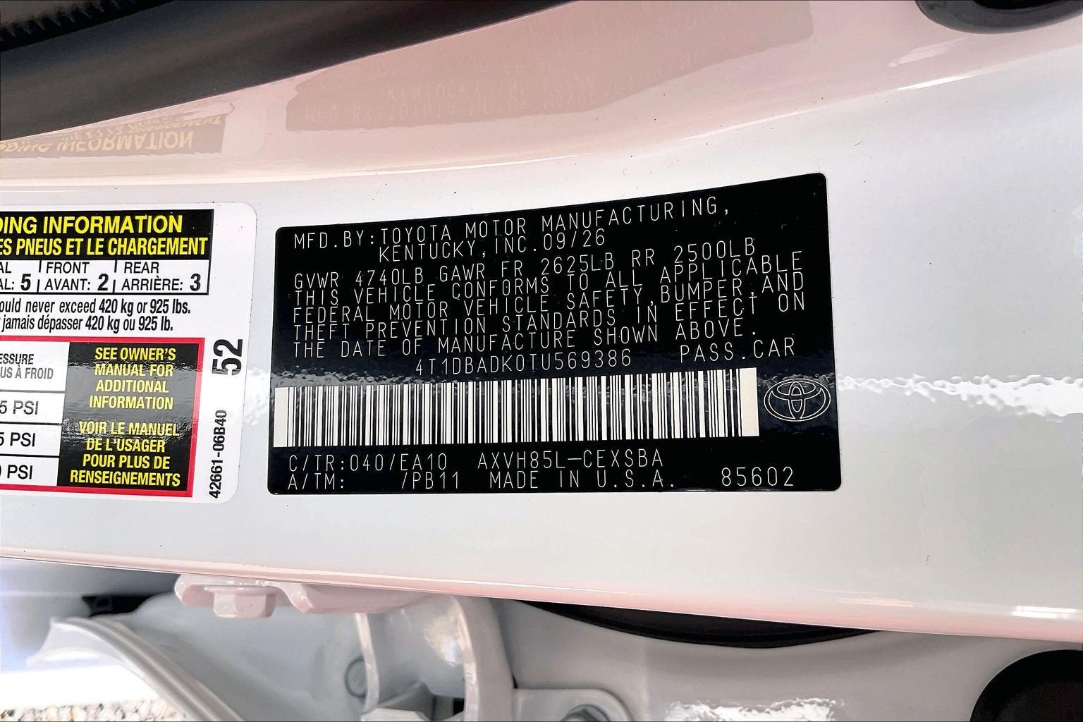 2026 Toyota Camry SE