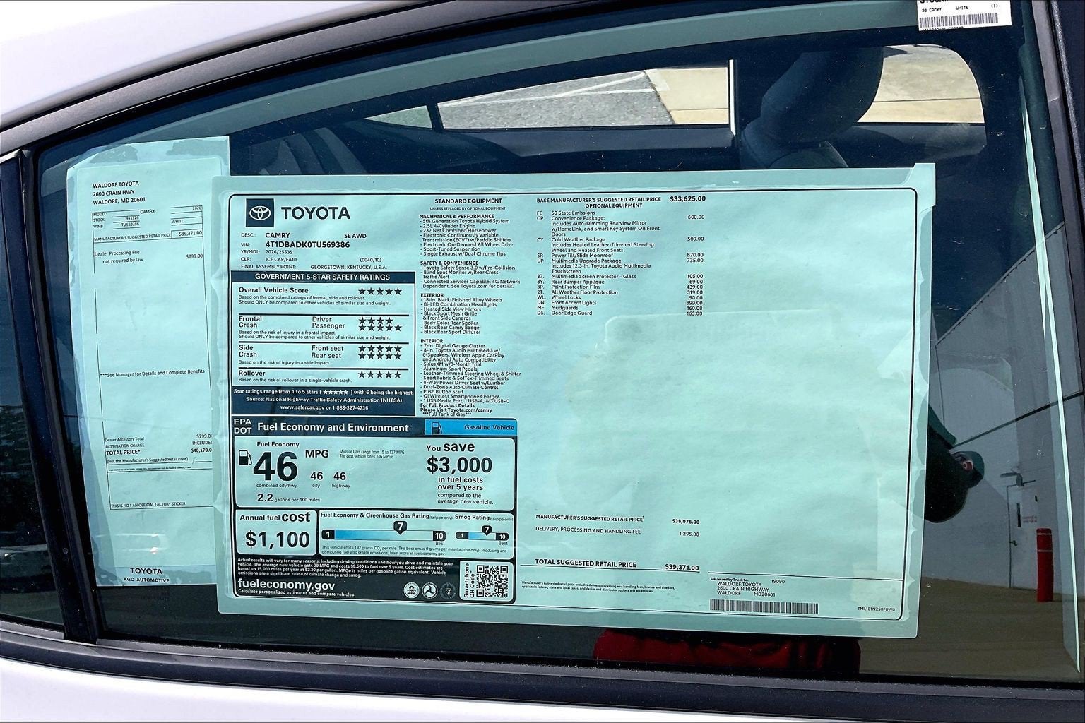2026 Toyota Camry SE