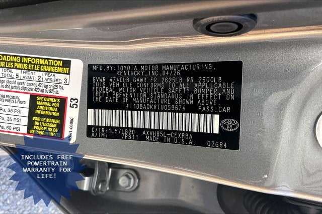 2026 Toyota Camry XSE