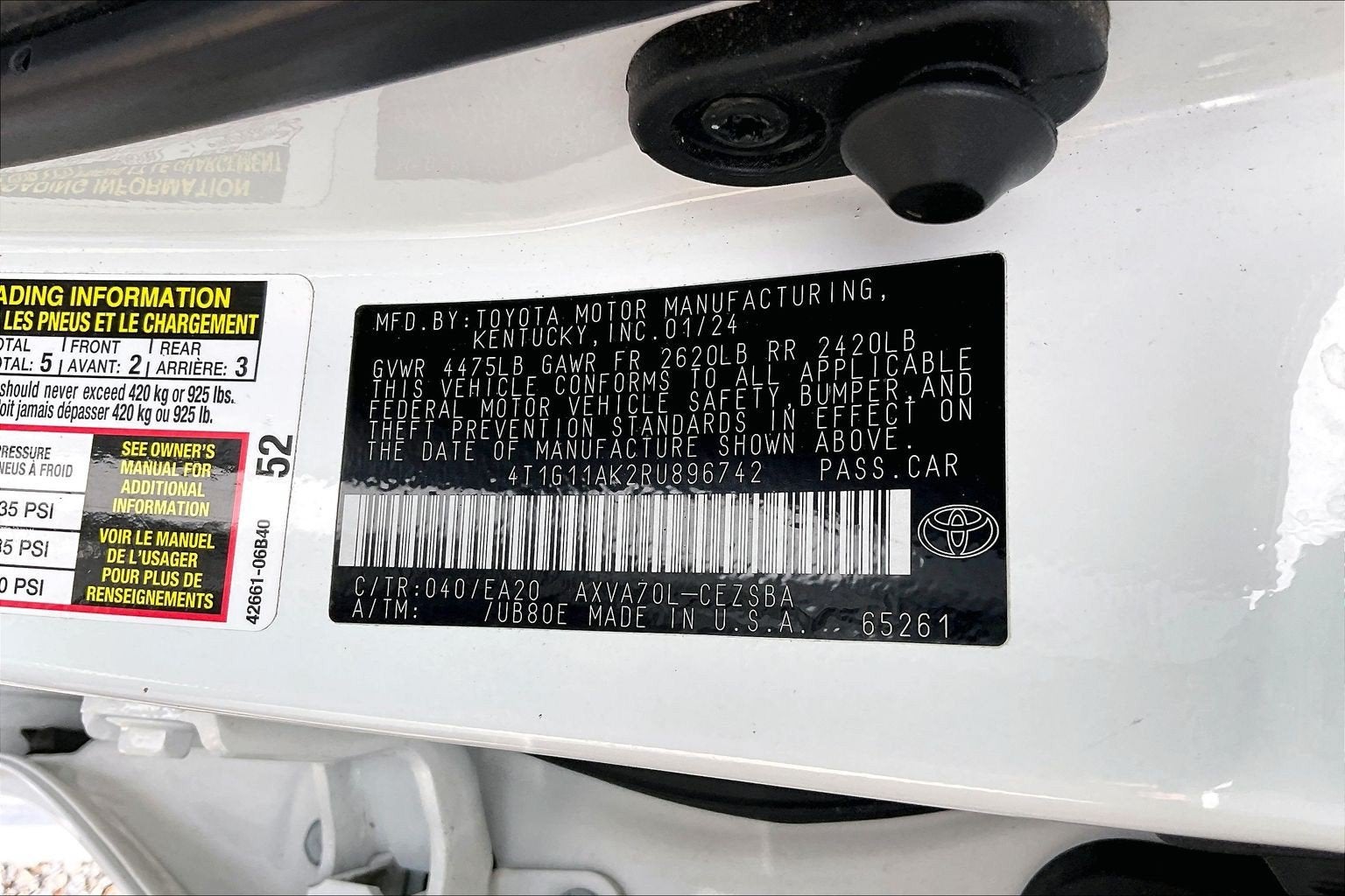2024 Toyota Camry SE