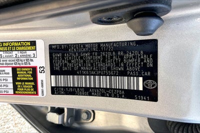 2023 Toyota Camry XSE