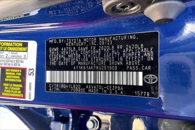 2024 Toyota Camry XSE - Photo 75