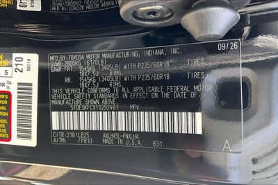 2026 Toyota Sienna Platinum