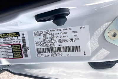 2026 Toyota Tundra Limited