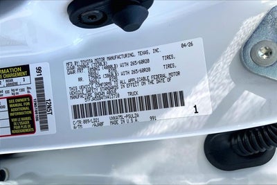 2026 Toyota Tundra Limited