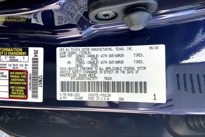 2026 Toyota Tundra Limited