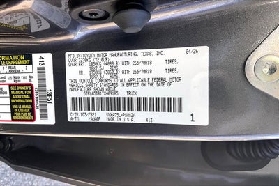 2026 Toyota Tundra SR5