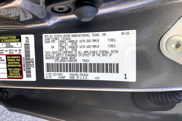 2026 Toyota Tundra SR5