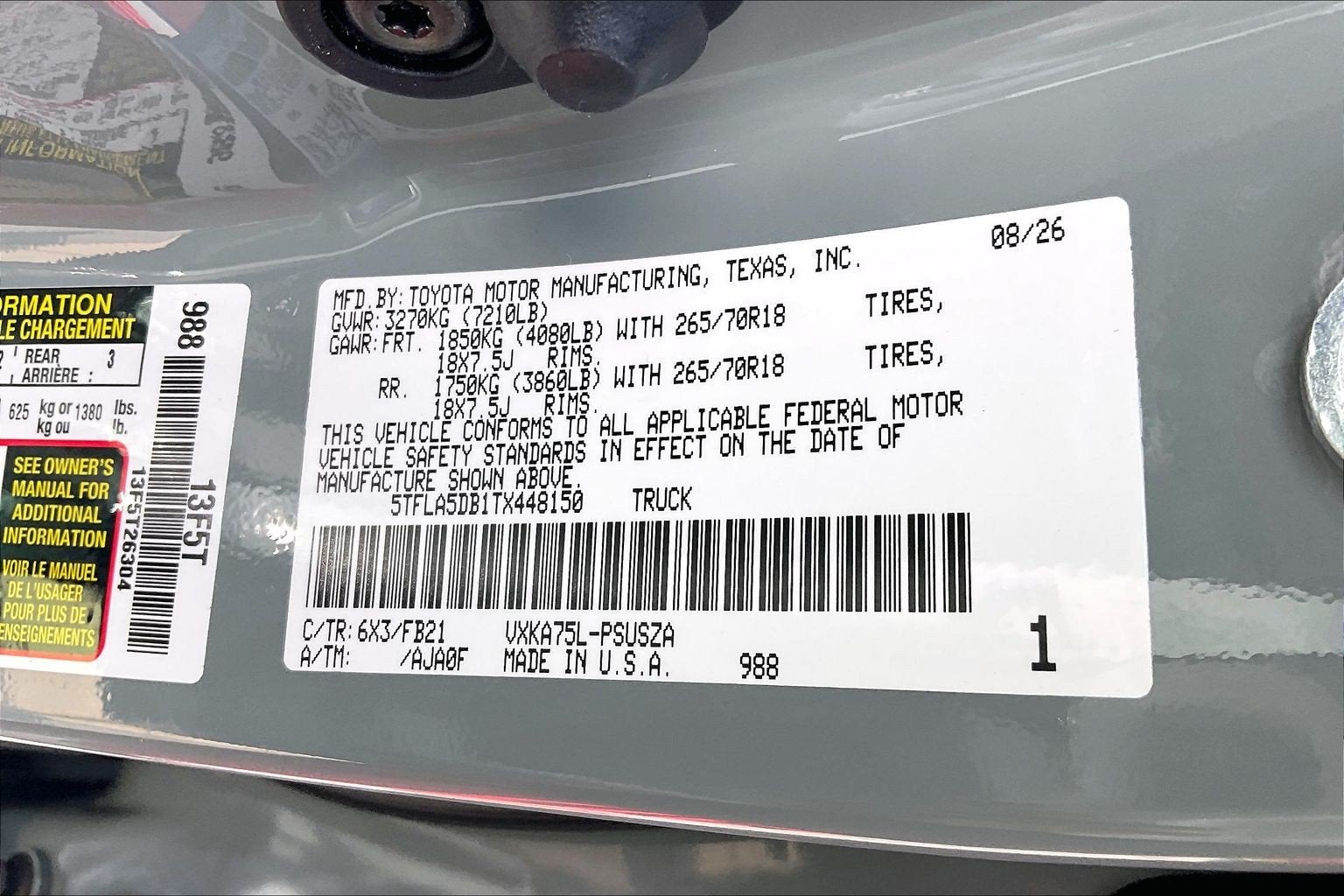2026 Toyota Tundra SR5