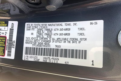 2026 Toyota Tundra SR5