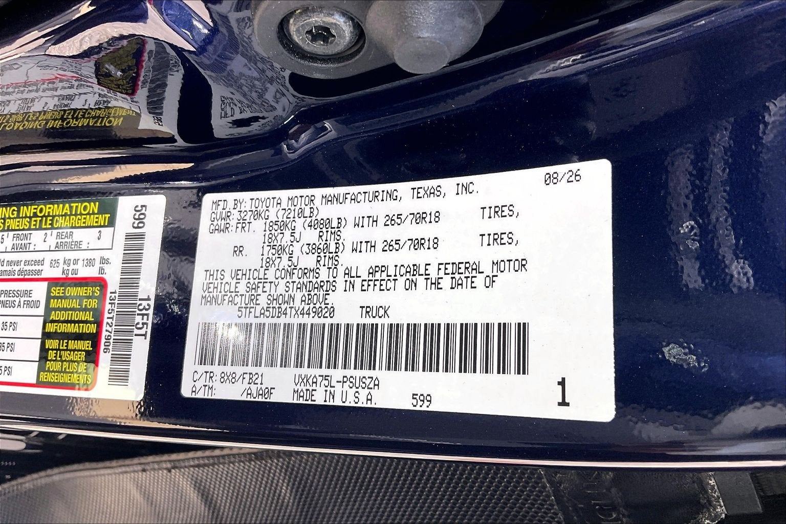 2026 Toyota Tundra 4WD SR5