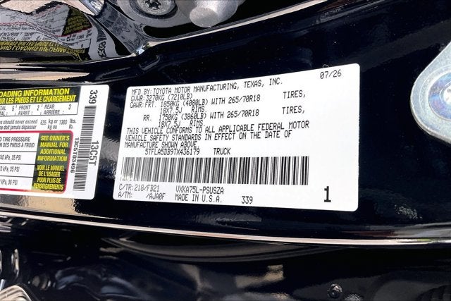 2026 Toyota Tundra SR5