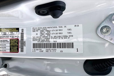 2026 Toyota Tundra 4WD SR5