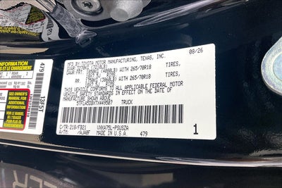 2026 Toyota Tundra SR5