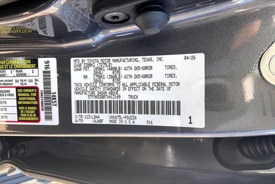 2026 Toyota Tundra 1794 Edition
