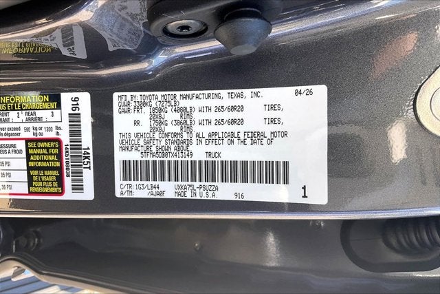 2026 Toyota Tundra 1794 Edition