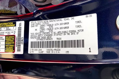 2026 Toyota Tundra 1794 Edition