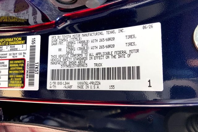 2026 Toyota Tundra 1794 Edition
