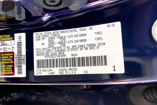 2026 Toyota Tundra i-FORCE MAX 1794 Edition i-FORCE MAX