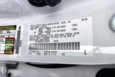 2026 Toyota Tundra 4WD Platinum