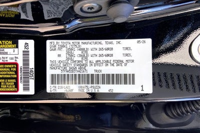 2026 Toyota Tundra Platinum