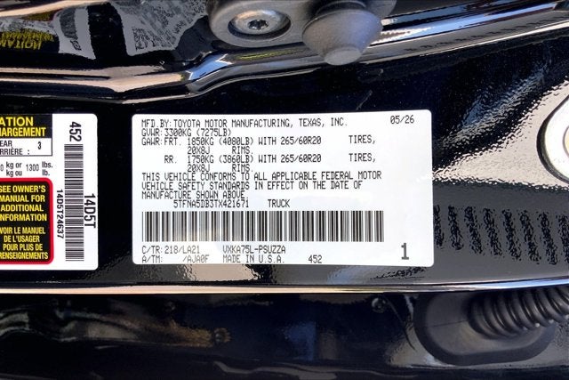2026 Toyota Tundra Platinum