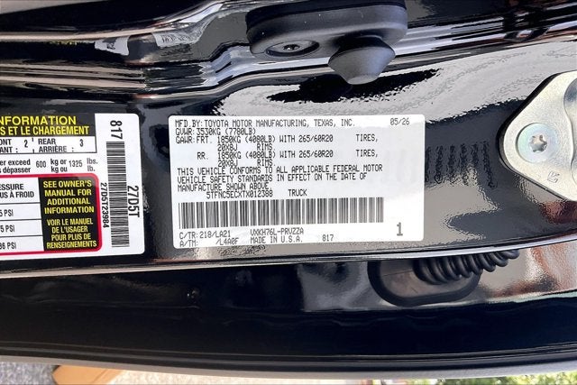 2026 Toyota Tundra i-FORCE MAX Platinum i-FORCE MAX