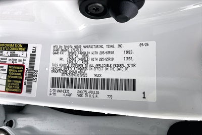 2026 Toyota Tundra 4WD TRD Pro Hybrid