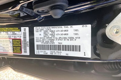 2026 Toyota Tundra Limited