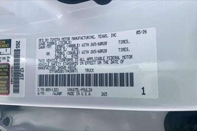 2026 Toyota Tundra 4WD Limited