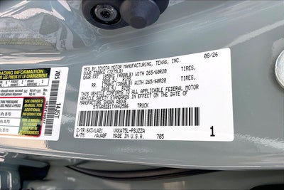 2026 Toyota Tundra Platinum