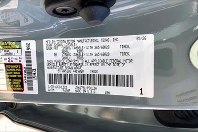 2026 Toyota Tundra 4WD Limited