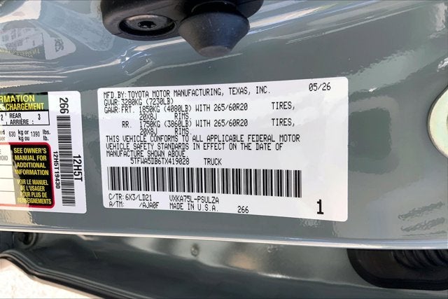 2026 Toyota Tundra 4WD Limited