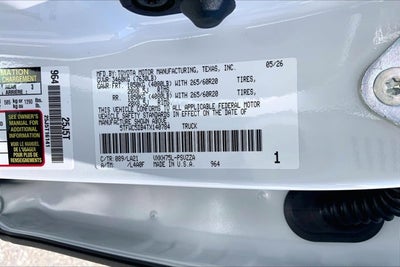 2026 Toyota Tundra i-FORCE MAX Platinum i-FORCE MAX