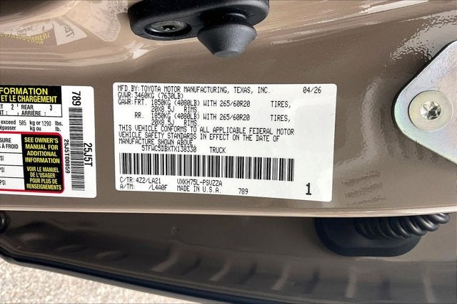 2026 Toyota Tundra i-FORCE MAX Platinum i-FORCE MAX