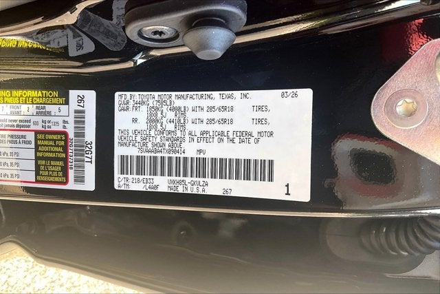 2026 Toyota Sequoia TRD Pro