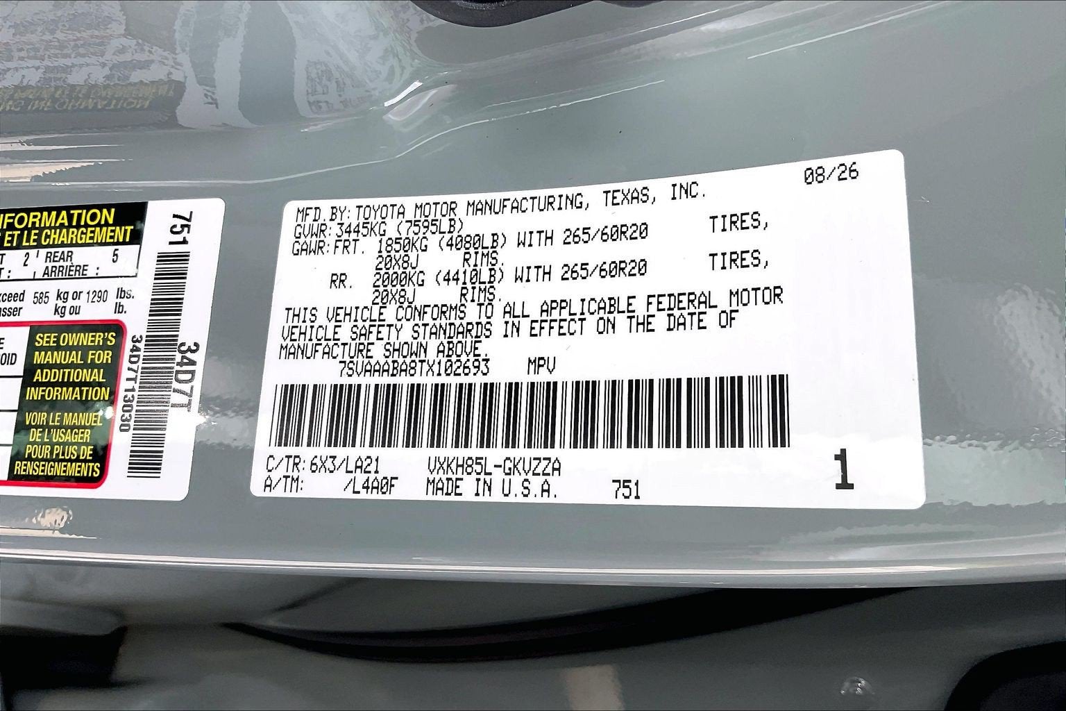 2026 Toyota Sequoia Platinum