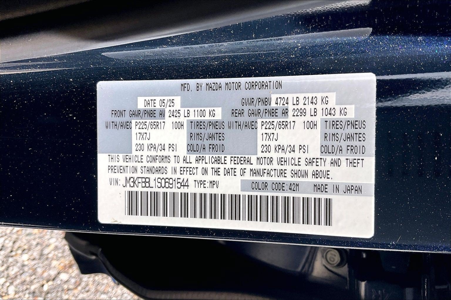 2025 Mazda Mazda CX-5 2.5 S Select Package