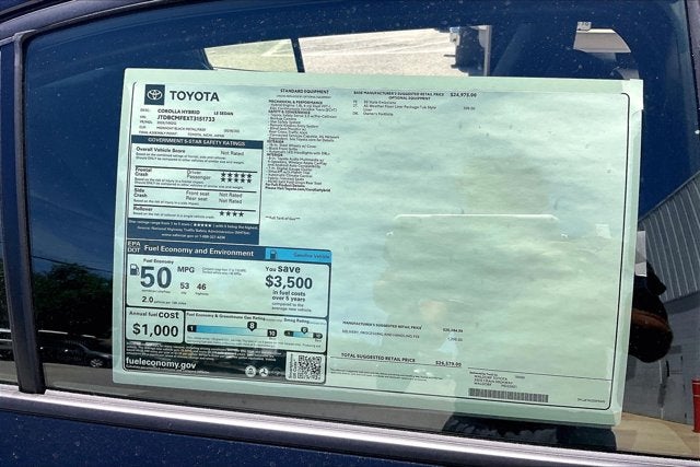 2026 Toyota Corolla Hybrid LE