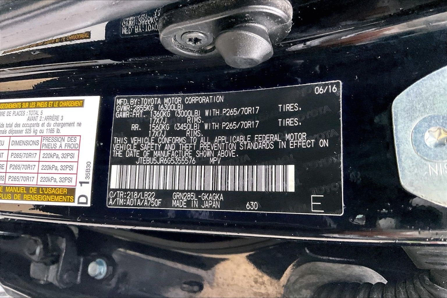 2016 Toyota 4Runner SR5 Premium