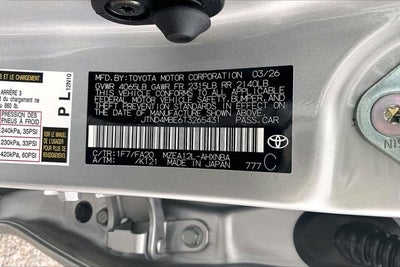 2026 Toyota Corolla Hatchback SE