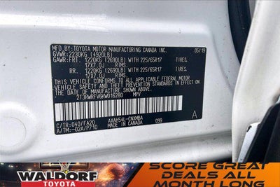 2019 Toyota RAV4 Hybrid XLE