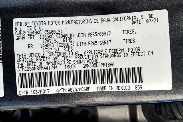 2021 Toyota Tacoma 4WD TRD Sport