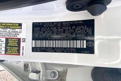 2022 Toyota Camry XSE