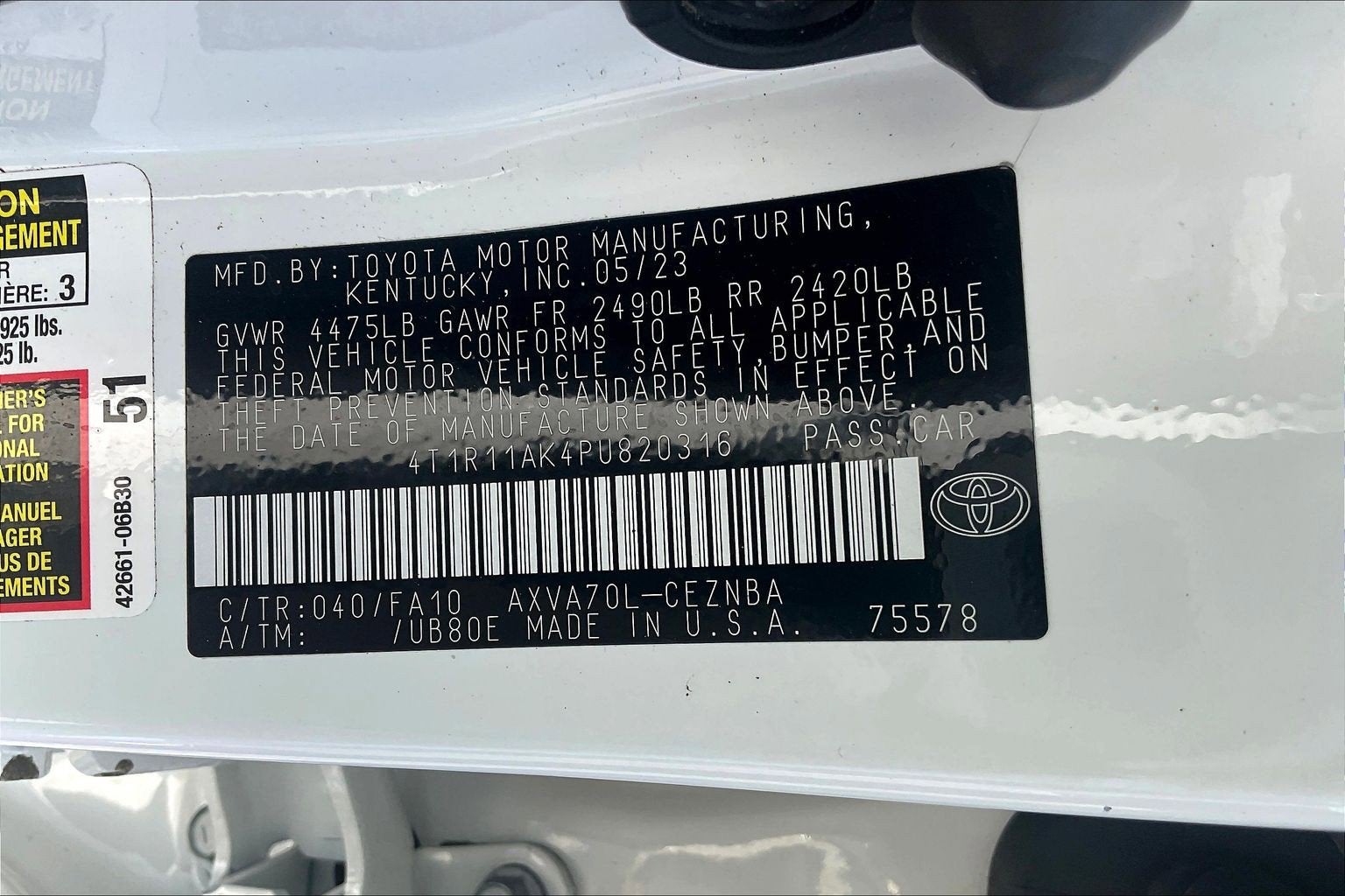 2023 Toyota Camry LE